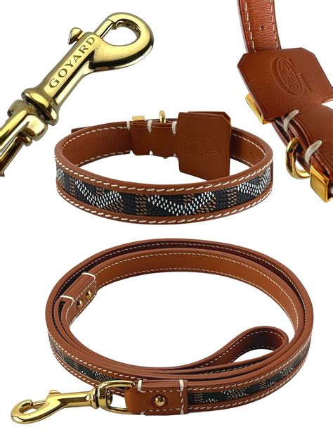 how much are goyard dog collars|Goyard leash.